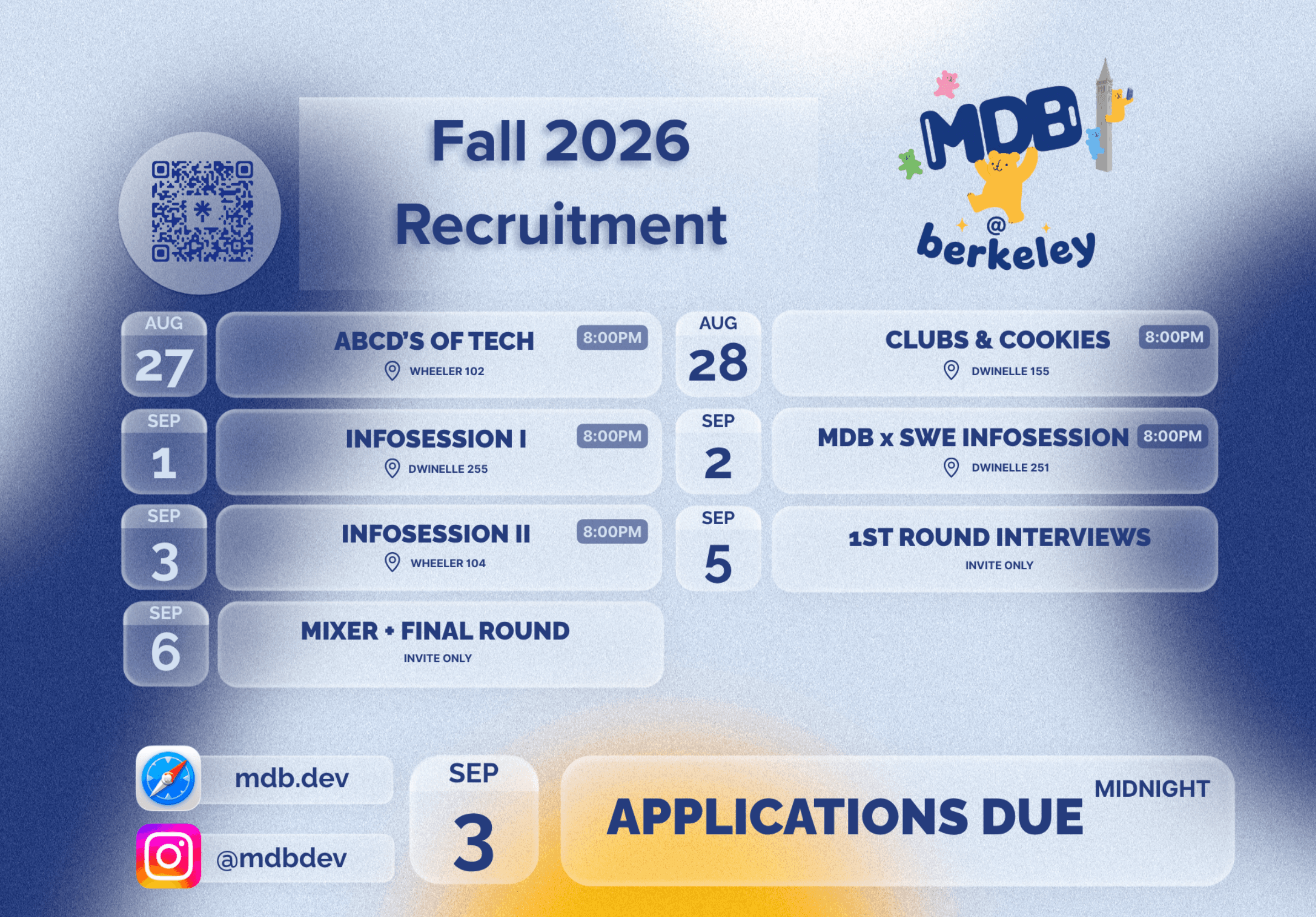 MDB Recruitment Flyer