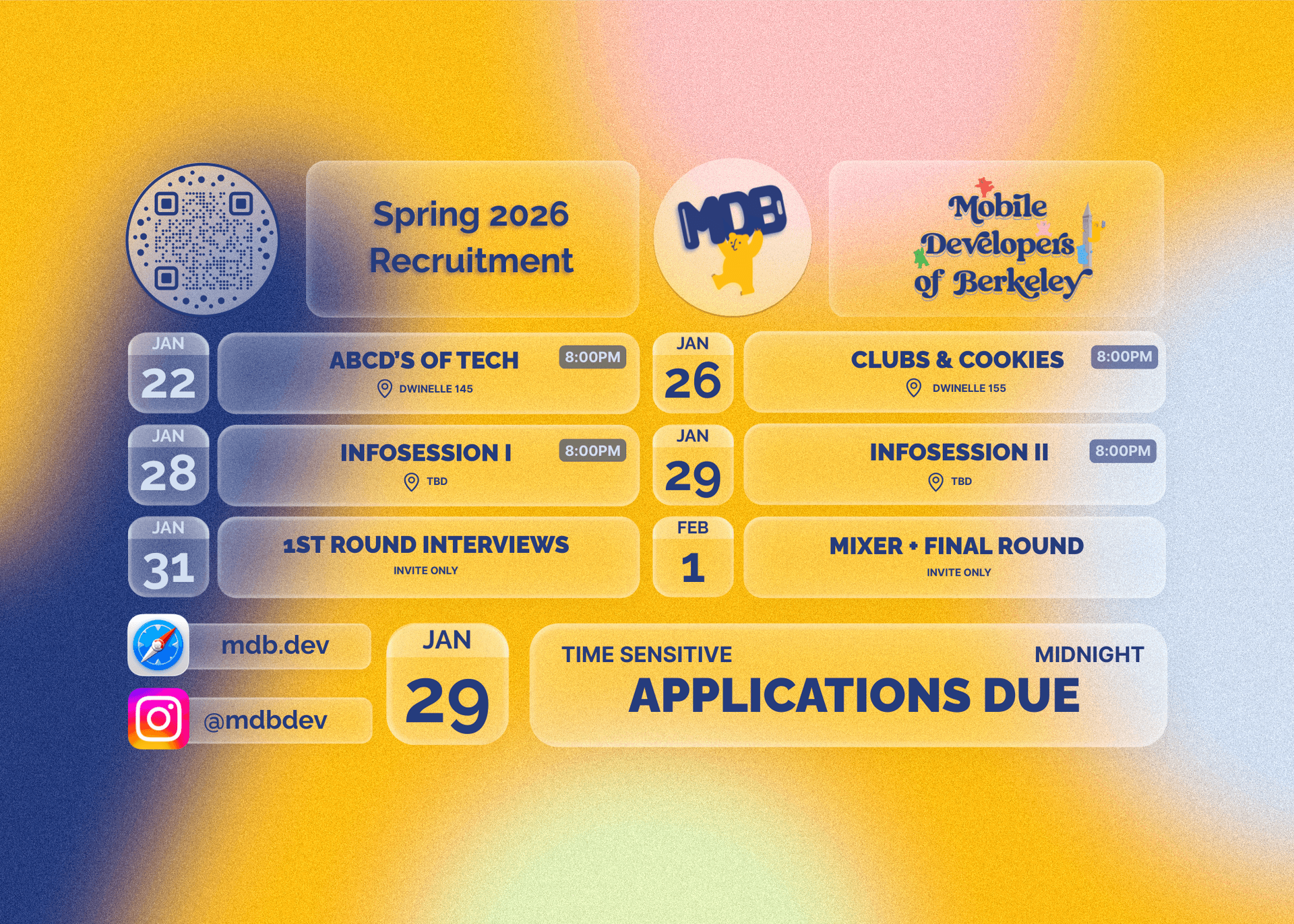 MDB Recruitment Flyer